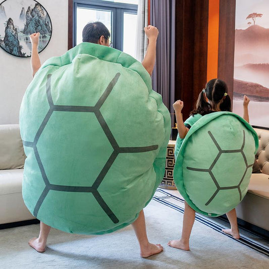 Wearable Turtle Shell Pillows - Green - Olivell