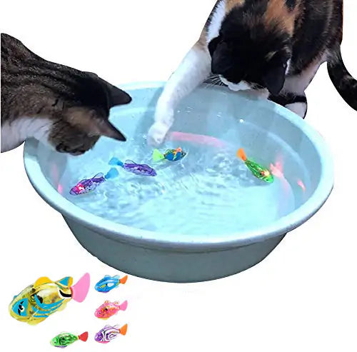 Electronic Fish Swimming Cat Toy - Olivell