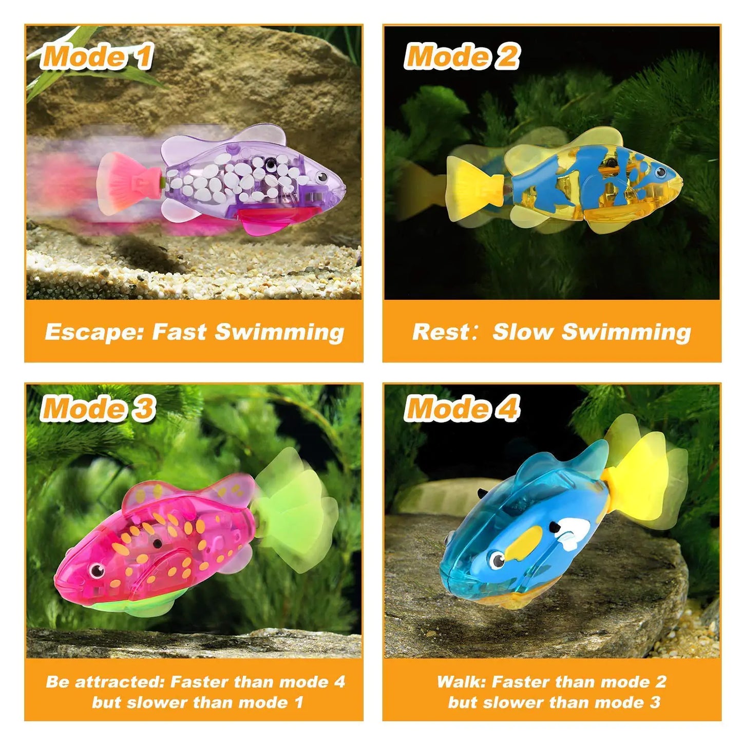 Electronic Fish Swimming Cat Toy - Olivell