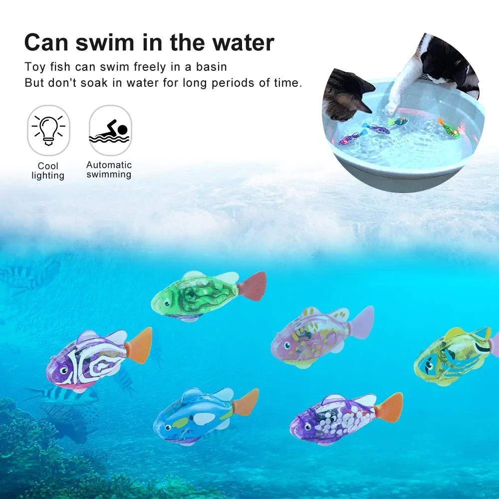 Electronic Fish Swimming Cat Toy - Olivell