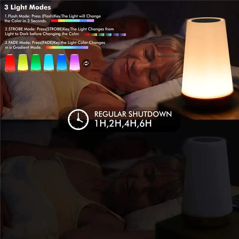 Mood-Enhancing 13-Color Portable Night Light Lamp - Olivell