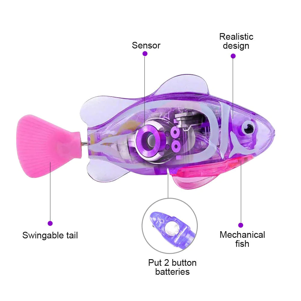 Electronic Fish Swimming Cat Toy - Olivell