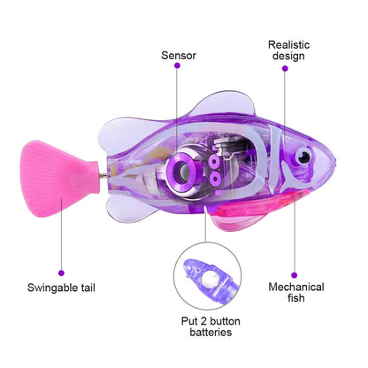 Electronic Fish Swimming Cat Toy - Olivell