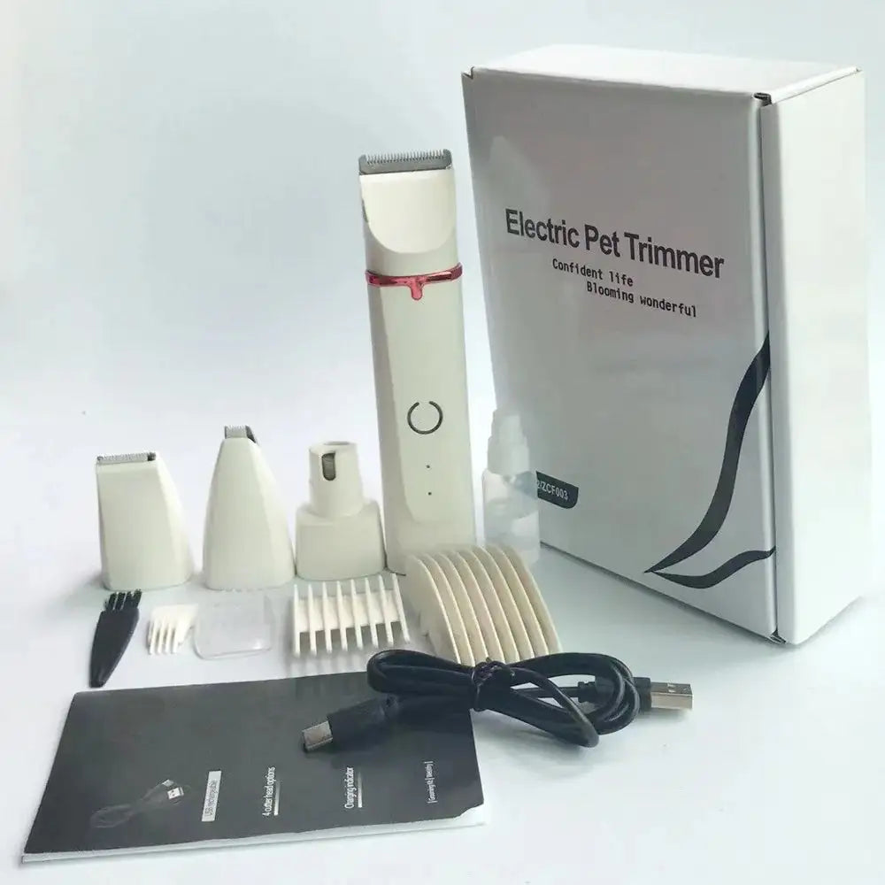 4 in 1 Electric Pet Hair Grooming Tool - Olivell